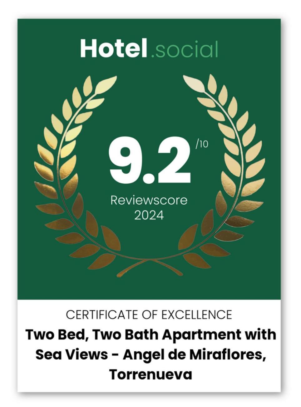 Two Bed, Two Bath Apartment With Sea Views - Angel De Miraflores マラガ エクステリア 写真